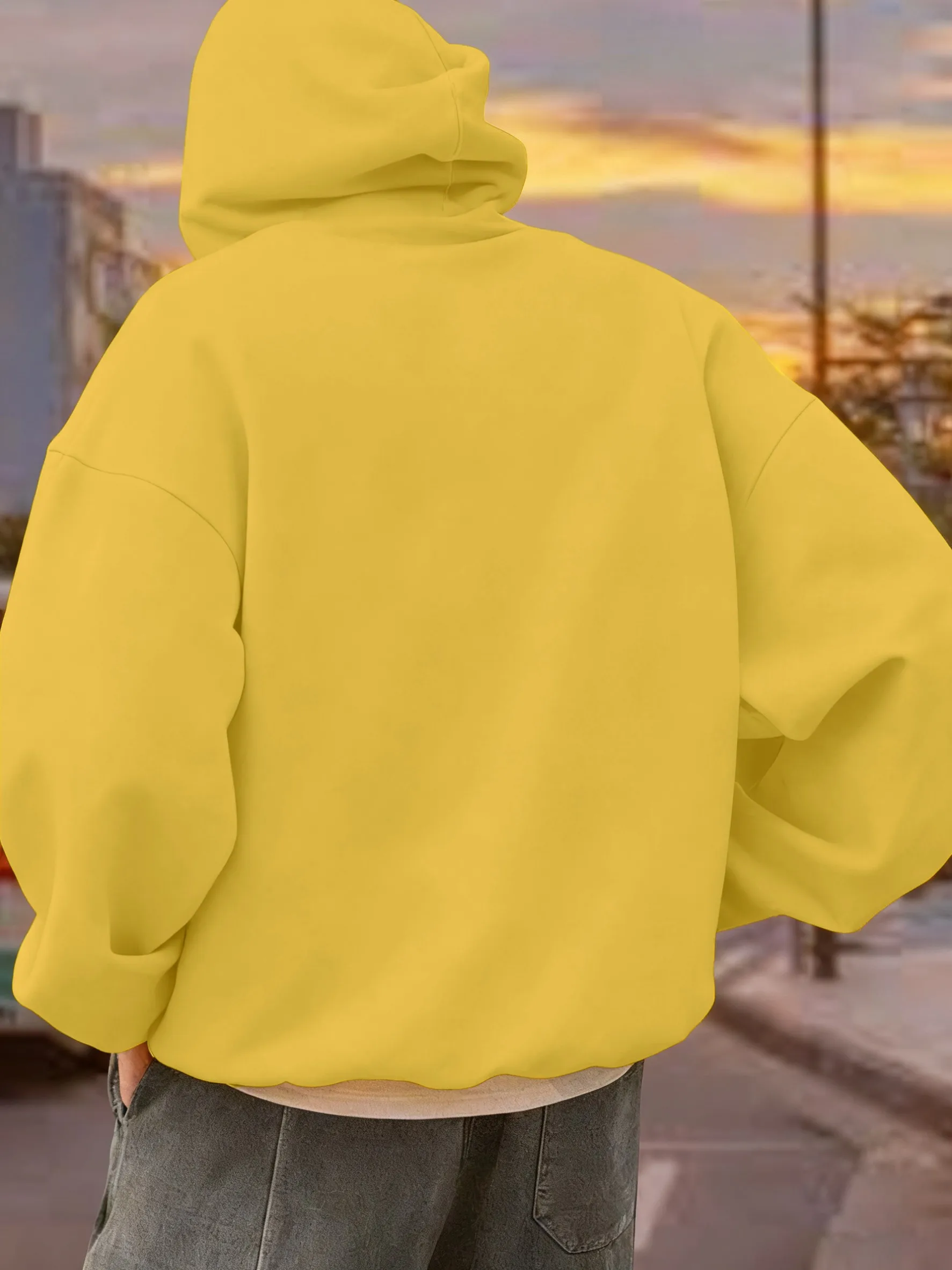 Emotional Support Husband Do Not Pet Print Men Hoodies Hip Hop Fashions Hoody Autumn Fleece Streetwear Pocket Casual Clothing