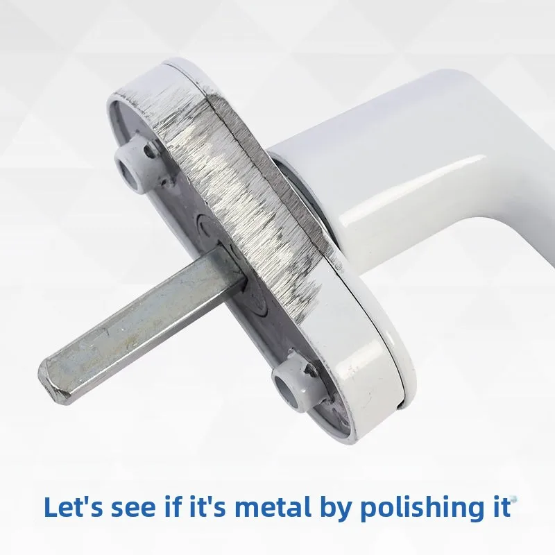 مقبض نقل نافذة الباب المعدني الكامل، قفل الربط المنزلق، قفل عالمي يسار يمين