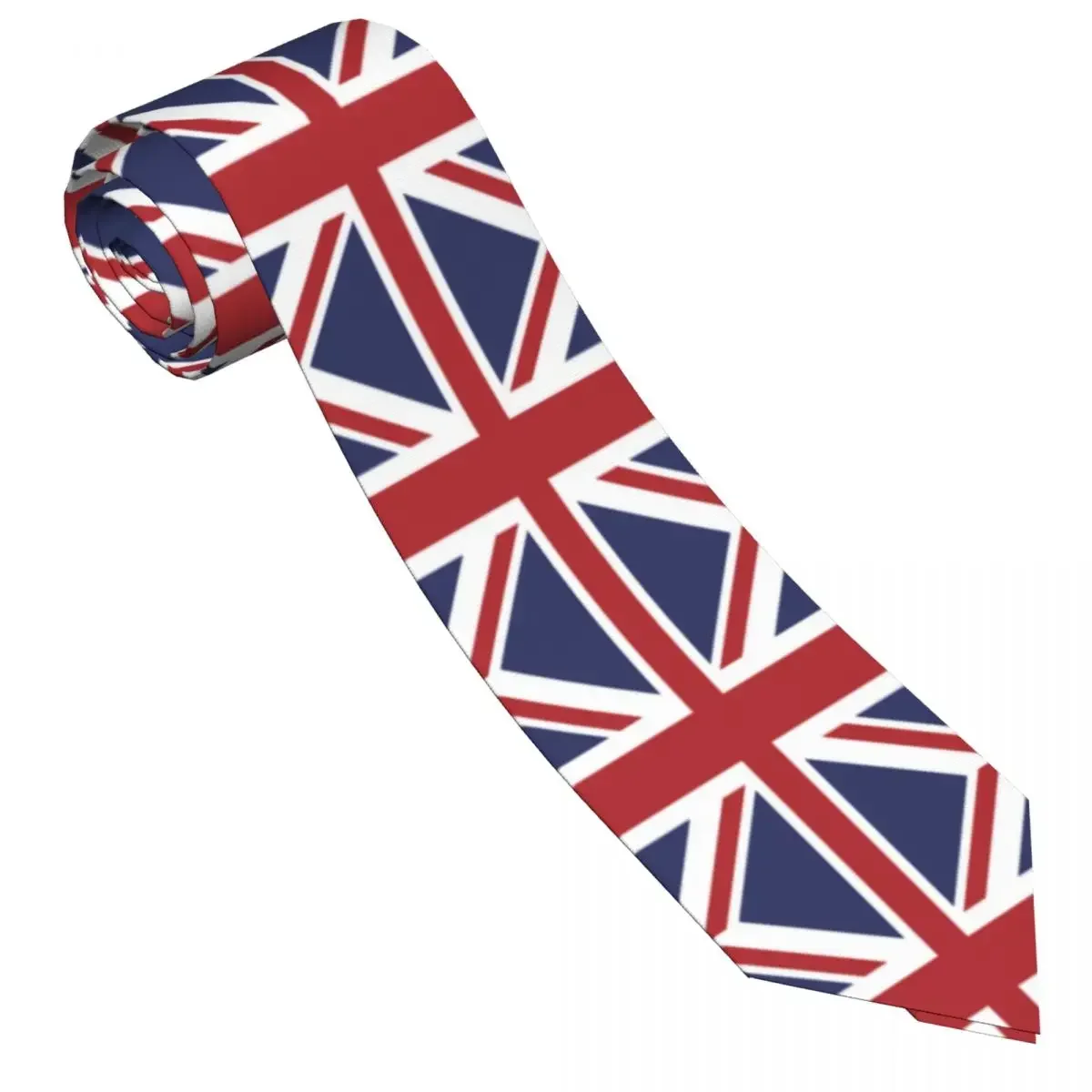 British Flag Tie Abstract Stripes Graphic Neck Ties Retro Trendy Collar Tie Men Wedding Necktie Accessories