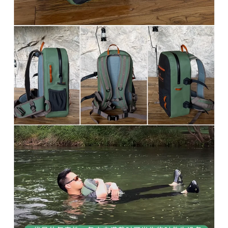 LUKEPEAK Luya Multifunctional Fishing Waterproof Fanny Bag