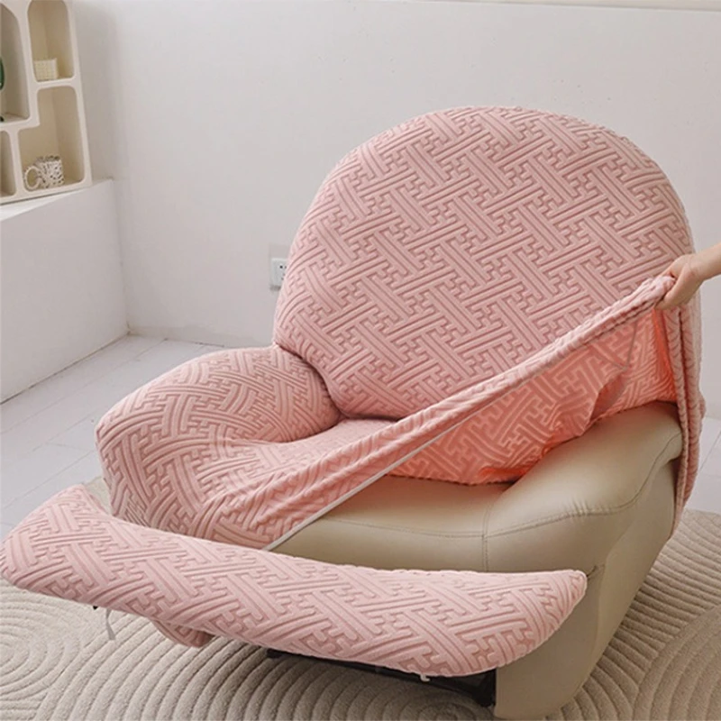 Jacquard Recliner Sofa Cover Stretch Single Couch Coushion Full Wrap Armchair Protector Universal Dustproof Slipcover Home Decor