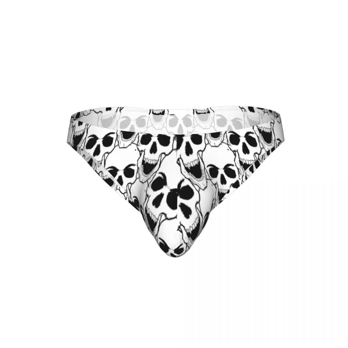 Men's Underwear Briefs Hand Drawn Skulls Sexy Underpants Male Panties Bikini Underwear Ropa Pants - view 4