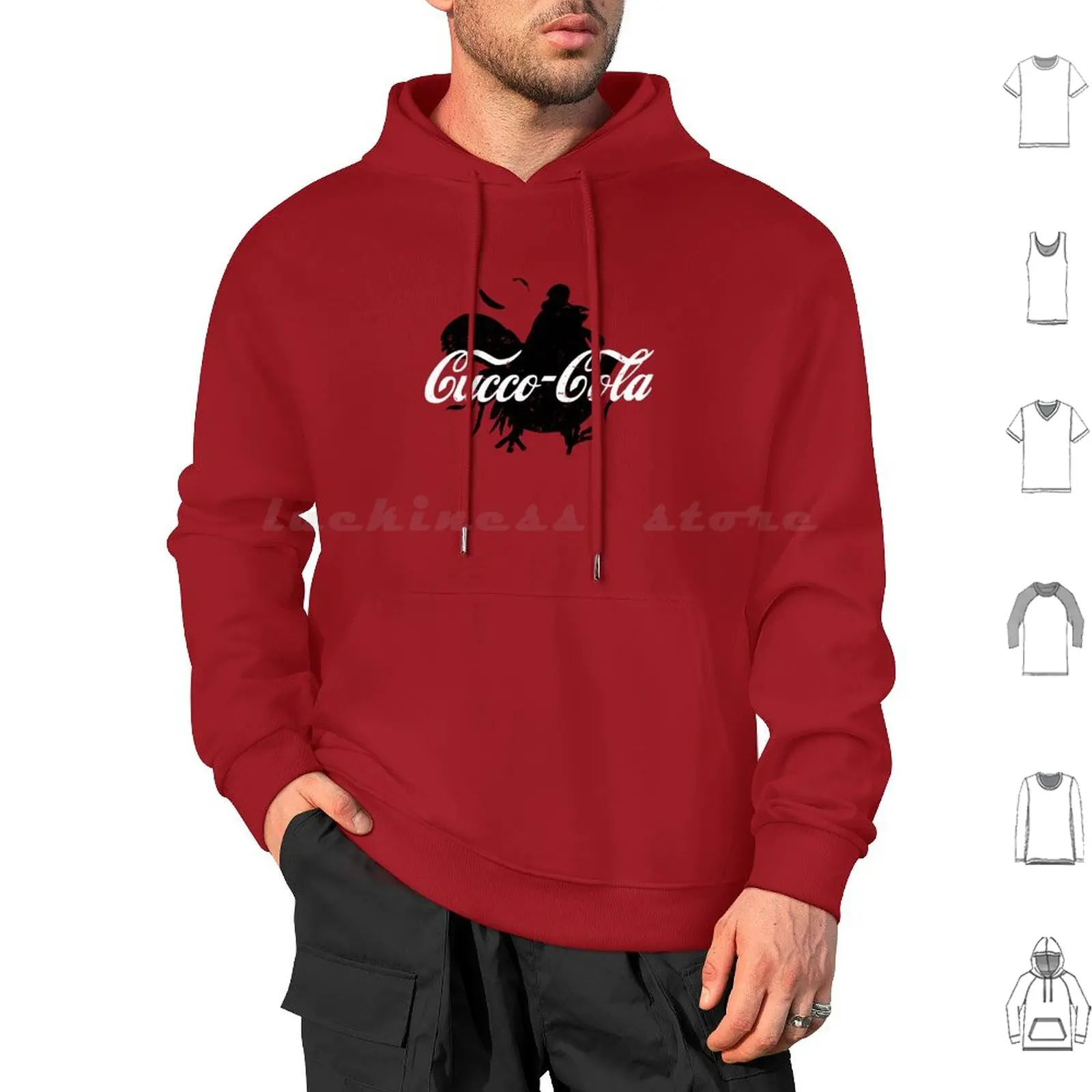 Cucco-Cola Hoodie cotton Long Sleeve Gaming Humor Funny