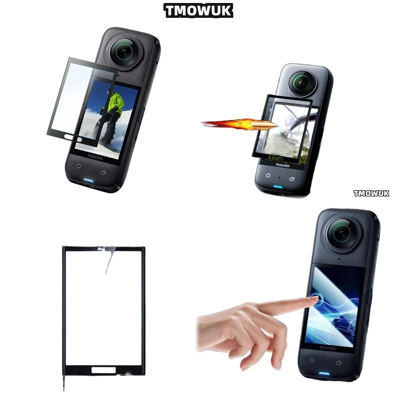 

3D Curved Flexible Screen Film For Insta360 X3 X4 X5 GPS Full Cover Anti - Scratch PMMA