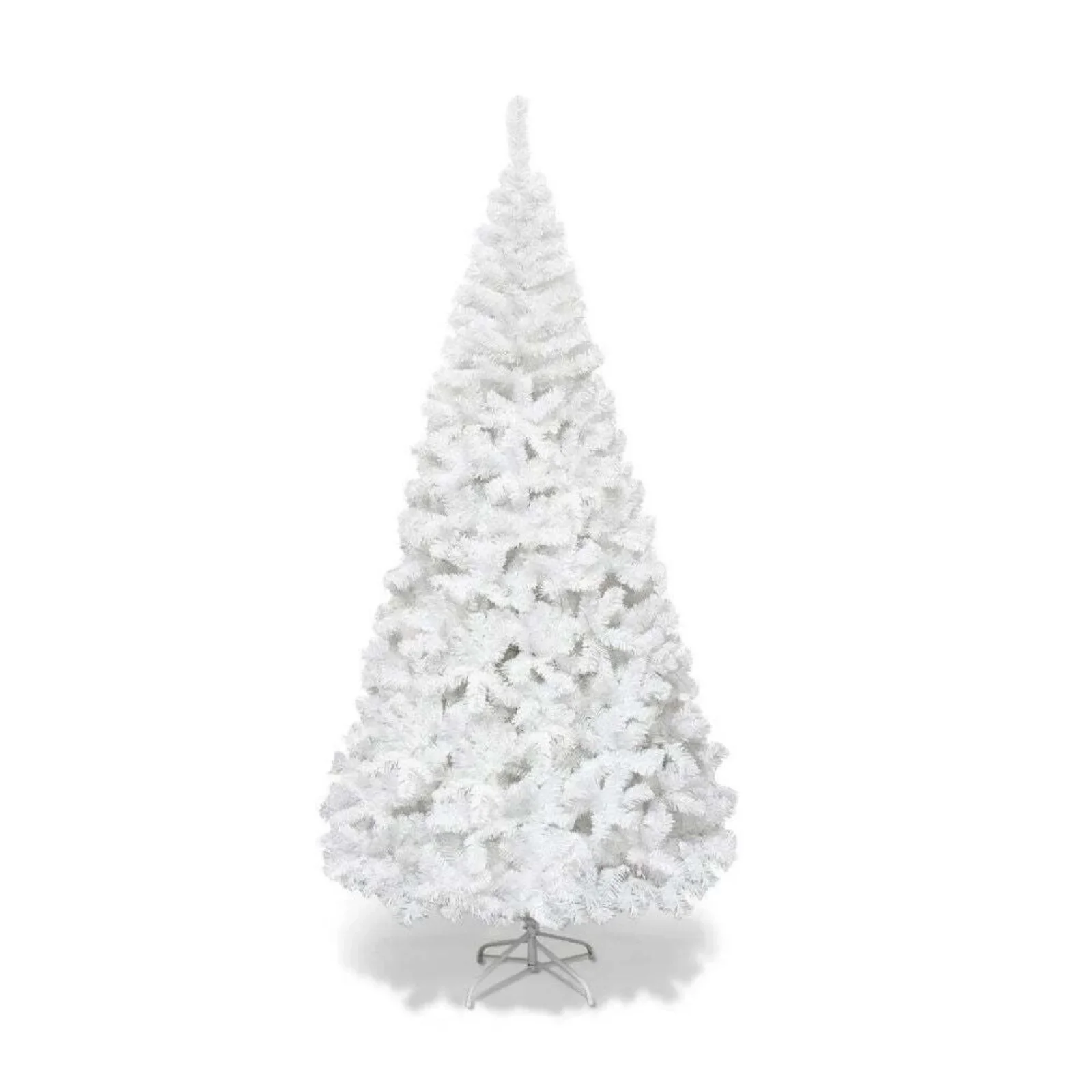 US White Holiday Pine PVC Artificial Christmas Tree, with Stand 6FT