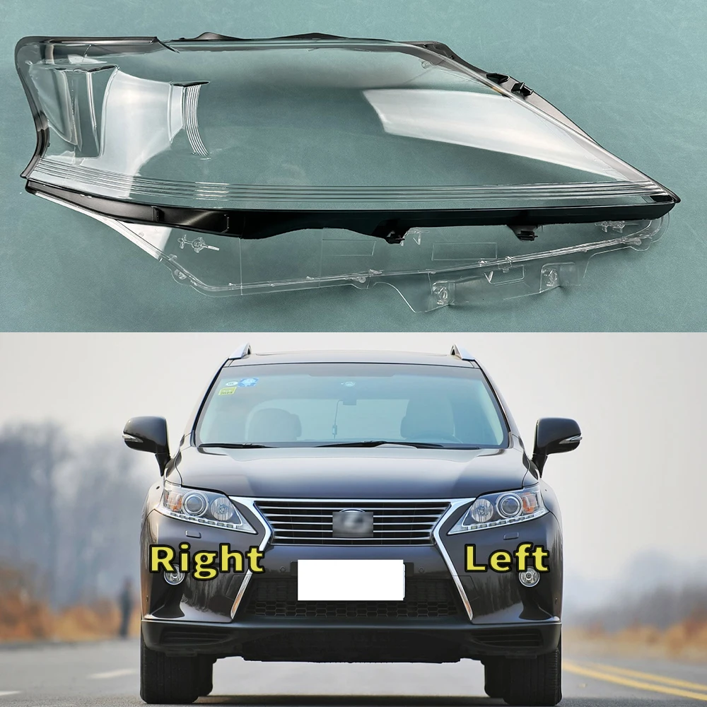 For Lexus RX270 RX350 RX450 2012 2013 2014 Car Accessories Headlight Shell Headlamp Transparent Lampshade Cover Lens Plexiglass