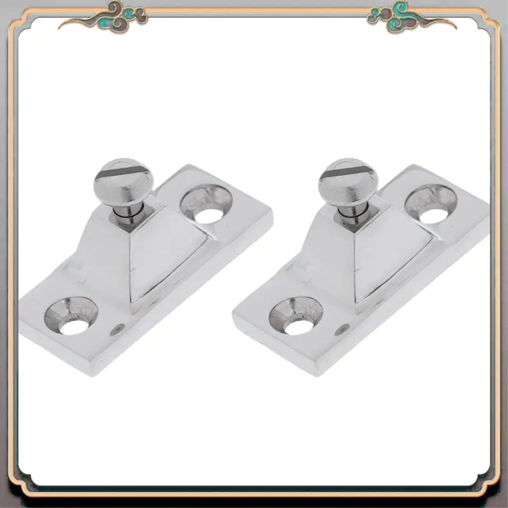 Reliable-2 Pieces Marine Deck Hinge Boat Bimini Top Fitting Hardware