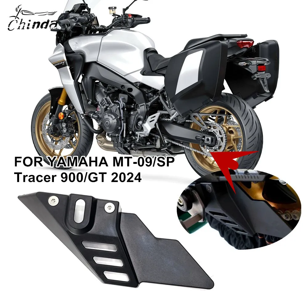 For YAMAHA Tracer 9 GT Tracer 900 MT-09 SP MT09 2024 Motorcycle Drive Chain Cover Chain Guide Protector