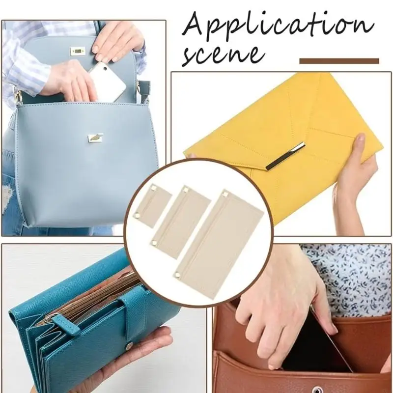 Envelope Bag Insert Bags Conversion Accessories Wallet Insert Liner 6XDA