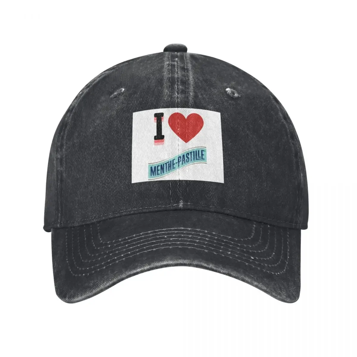 

I Love Mint-Pastille Baseball Cap Custom Cap Horse Hat Rave Mens Tennis Women's