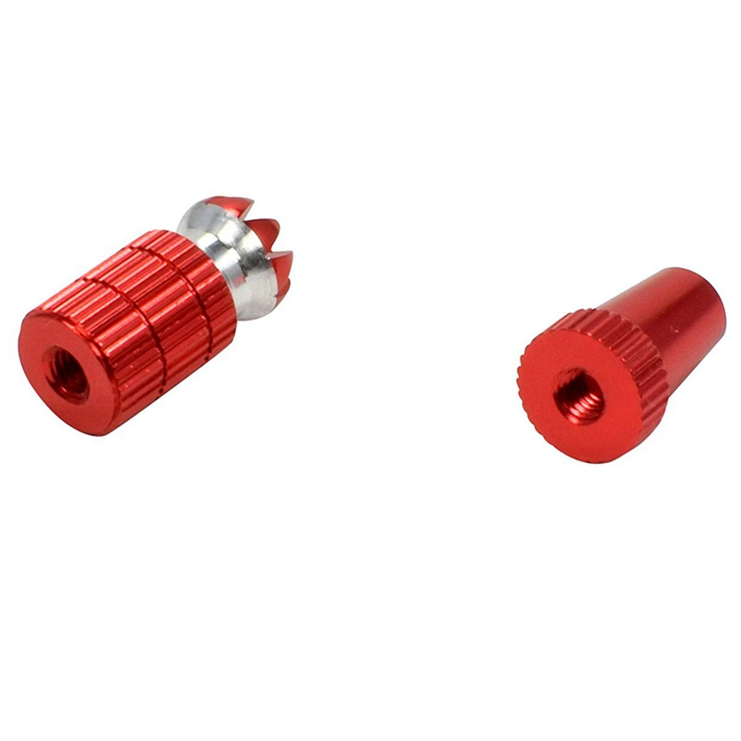 

2Set Aluminum RC Transmitter Stick Ends Controller Thumb Rocker M3 Thread For TX Futaba / Frsky / Red & Blue