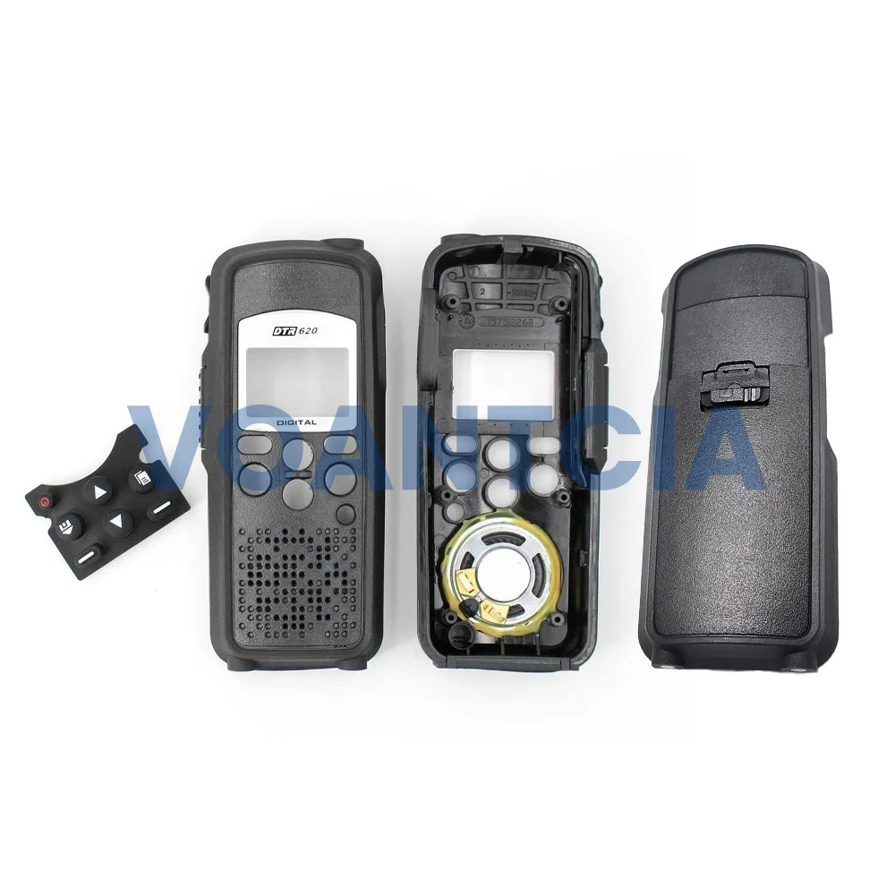 Front Cover Housing Kit with Speaker Back Case Battery Cover Keypad Button for DTR620 DTR550 DTR650 DTR410