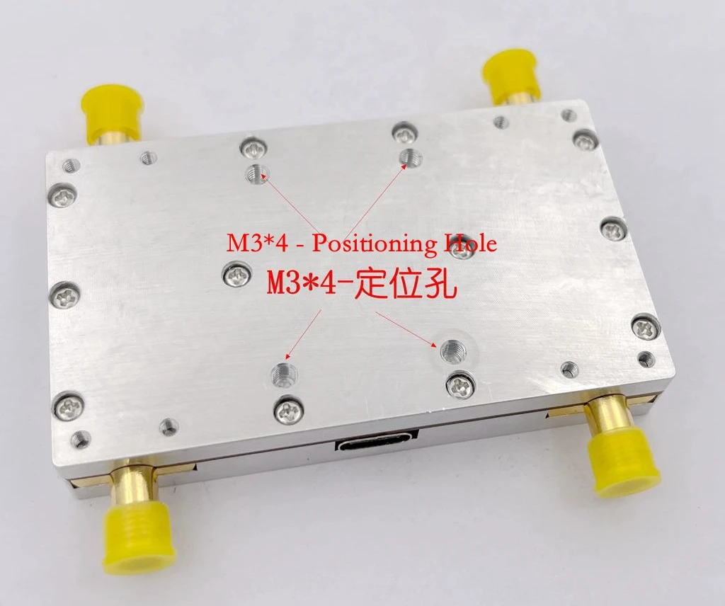 Modulo attenuatore RF a doppio canale LF-8GHz 60dB 50ohms con connettore femmina SMA e cavo di tipo C