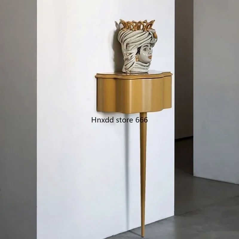 Nordic porch cabinet aisle is very narrow creative shelf
