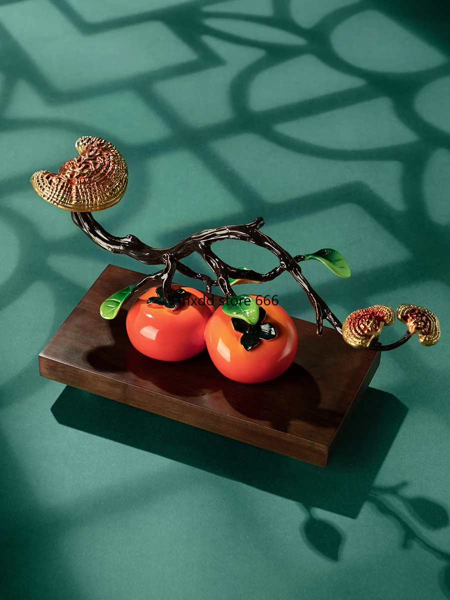 All the best persimmon copper ornament home decoration