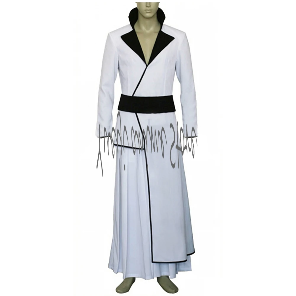 

Customized -Anime Arrancar Primera Espada Starrk Coyote Cosplay Costume White Kimono Outfit Full Set