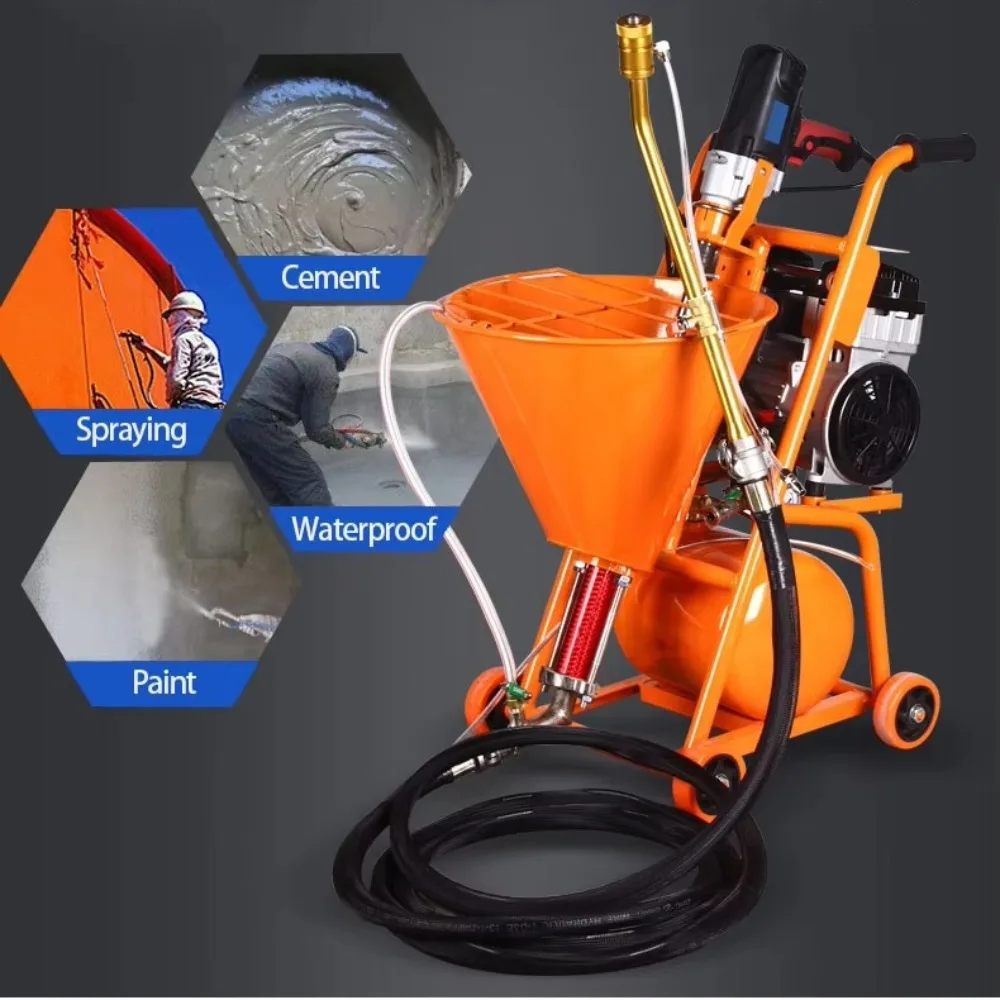 Multifunctional High Power Coating Sprayer Polyurethane Putty Powder Waterproof Coating Cold Primer K11 Cement Slurry Paint view 3