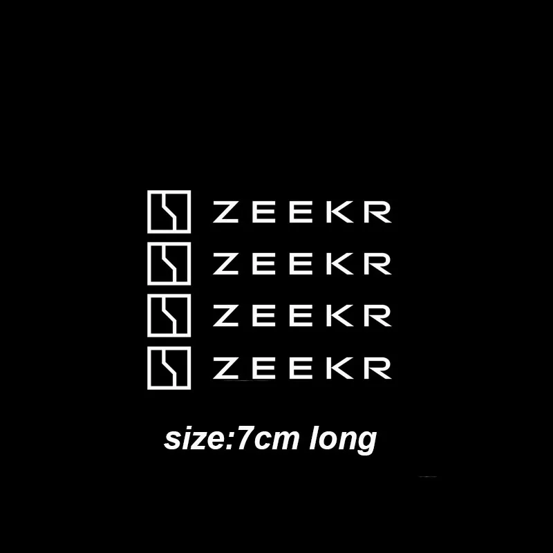 4 قطعة ملصقات جسم السيارة لجيلي ZEEKR 001 009 محطة عربة X