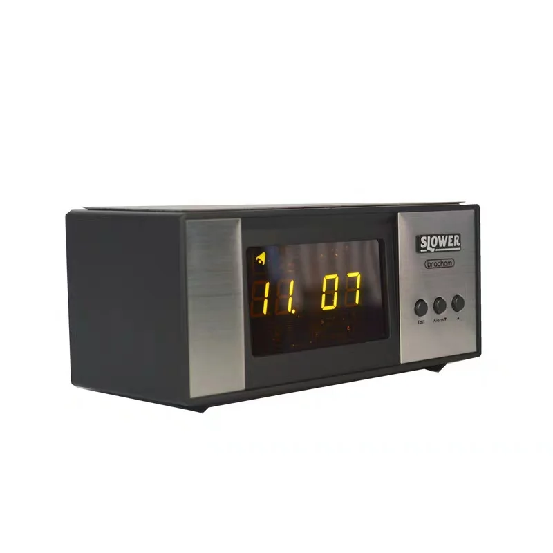 Flip relógio desktop LED flip relógio madeira criativa pequena caixa em forma de relógio