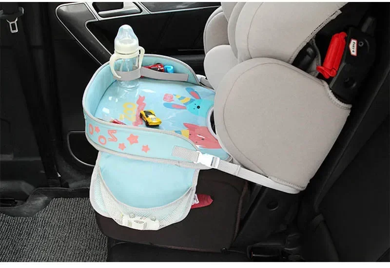 Children Dining Drink Table in-car Accessories Baby Fence Waterproof Car Seat Tray Storage Kids Toys Infant Holder