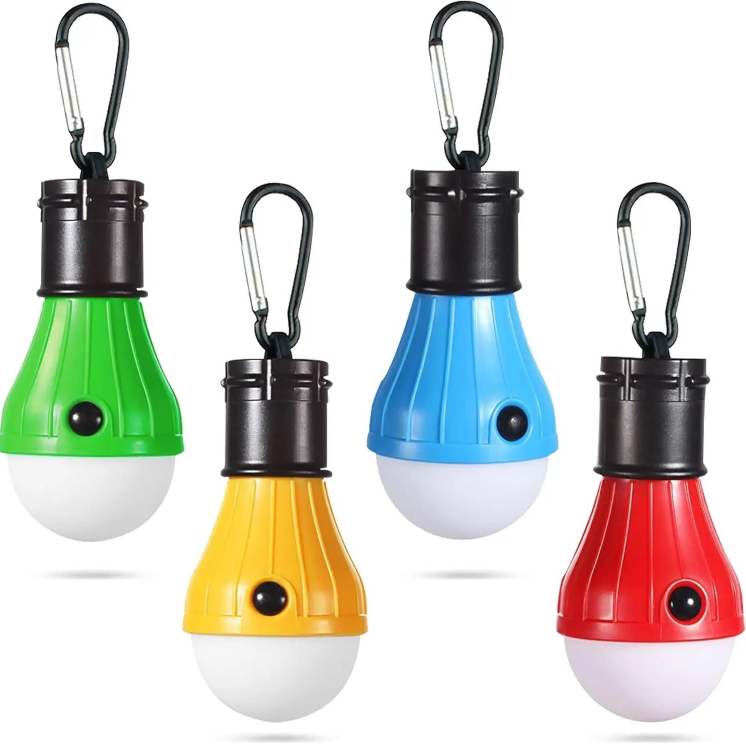 

LED Camping Tent Lantern, Portable Outdoor Waterproof Emergency Light Bulb, Battery Powered with Clip