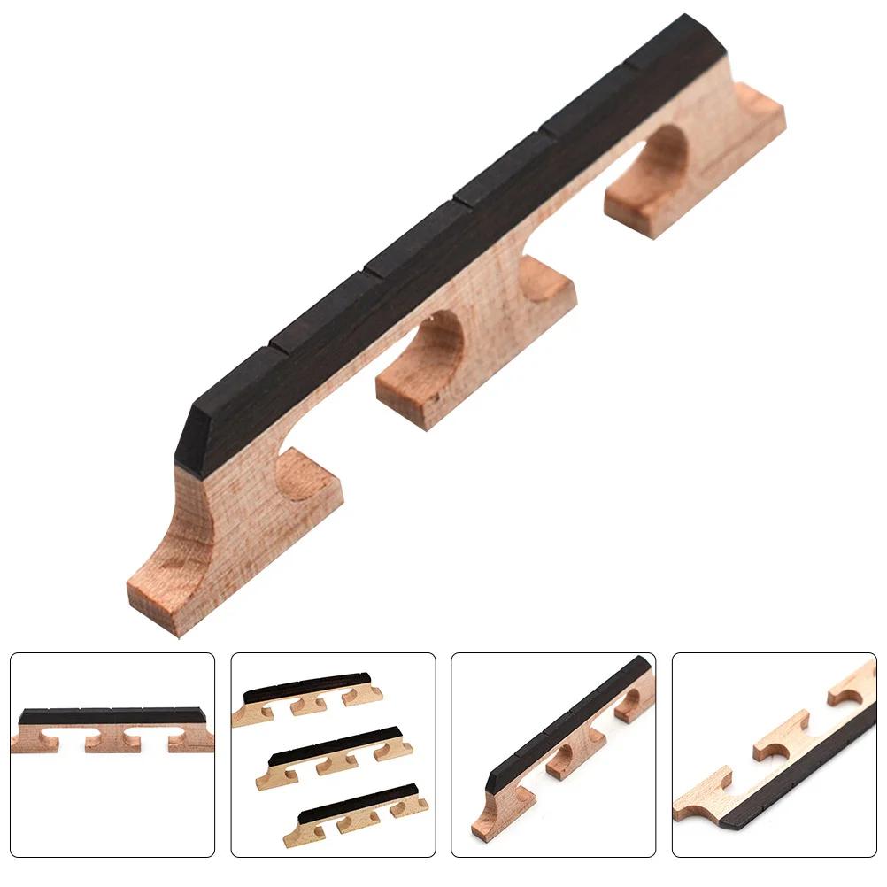 

2Pcs Resistant Banjo Bridge Saddle for Musical Instrument Supply Banjo Bridge Musical Instrument Supply