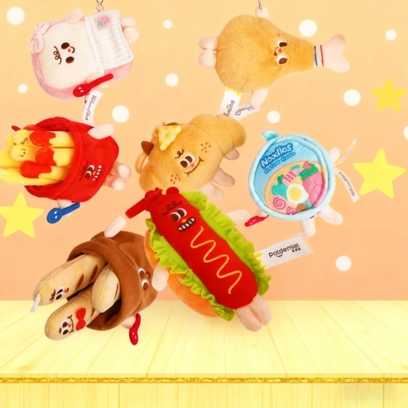 

New Genuine Potdemiel Honey Pot Cute Food Doll Cartoon Doll Student Birthday Gift Plush Bag Pendant Surprise Gift