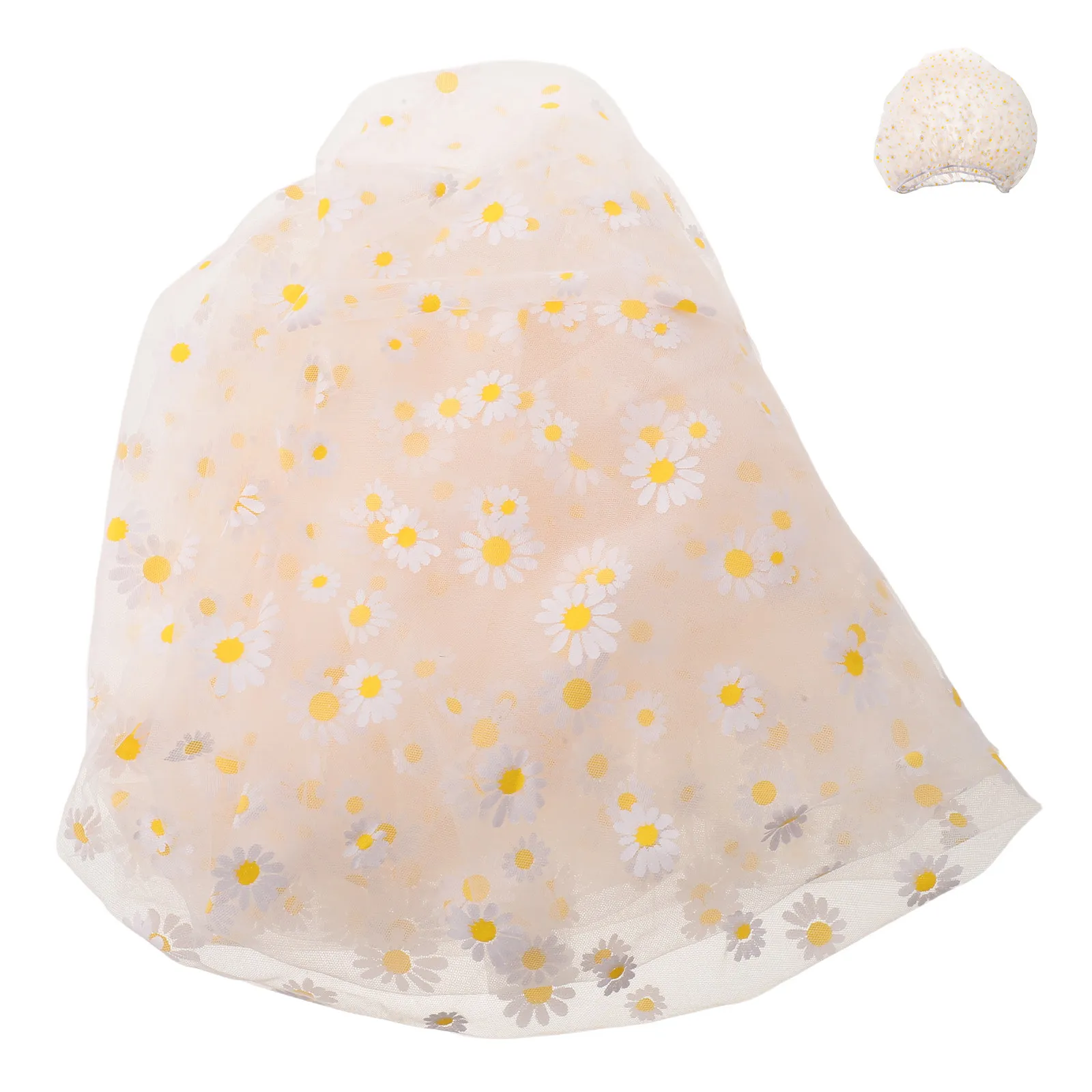 Baby Stroller Mosquito Net Full Coverage Floral Printed Ultra-Fine Mesh Bug Net Outdoor Travel Infant Insect Protection
