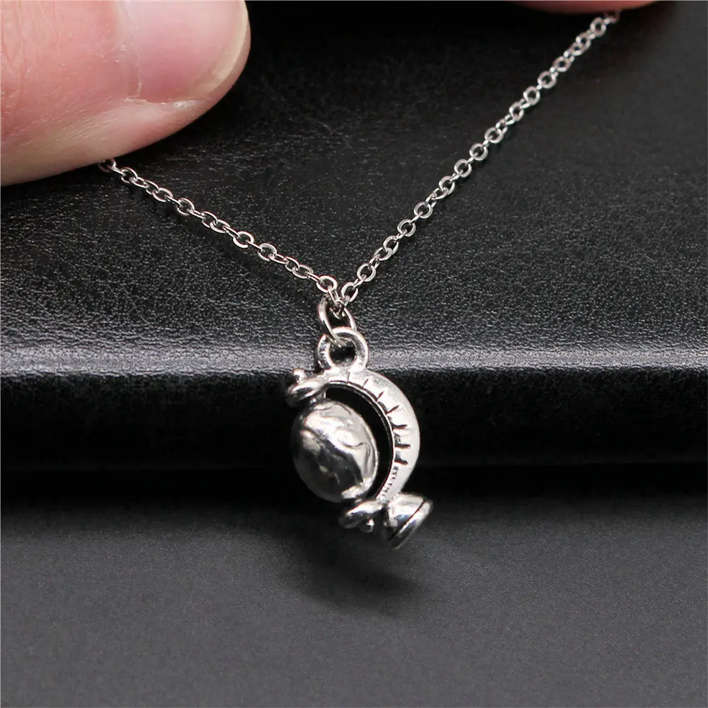 Cool Travel Space Wave Necklace Couple Jewelry Thanksgiving Day Supplies