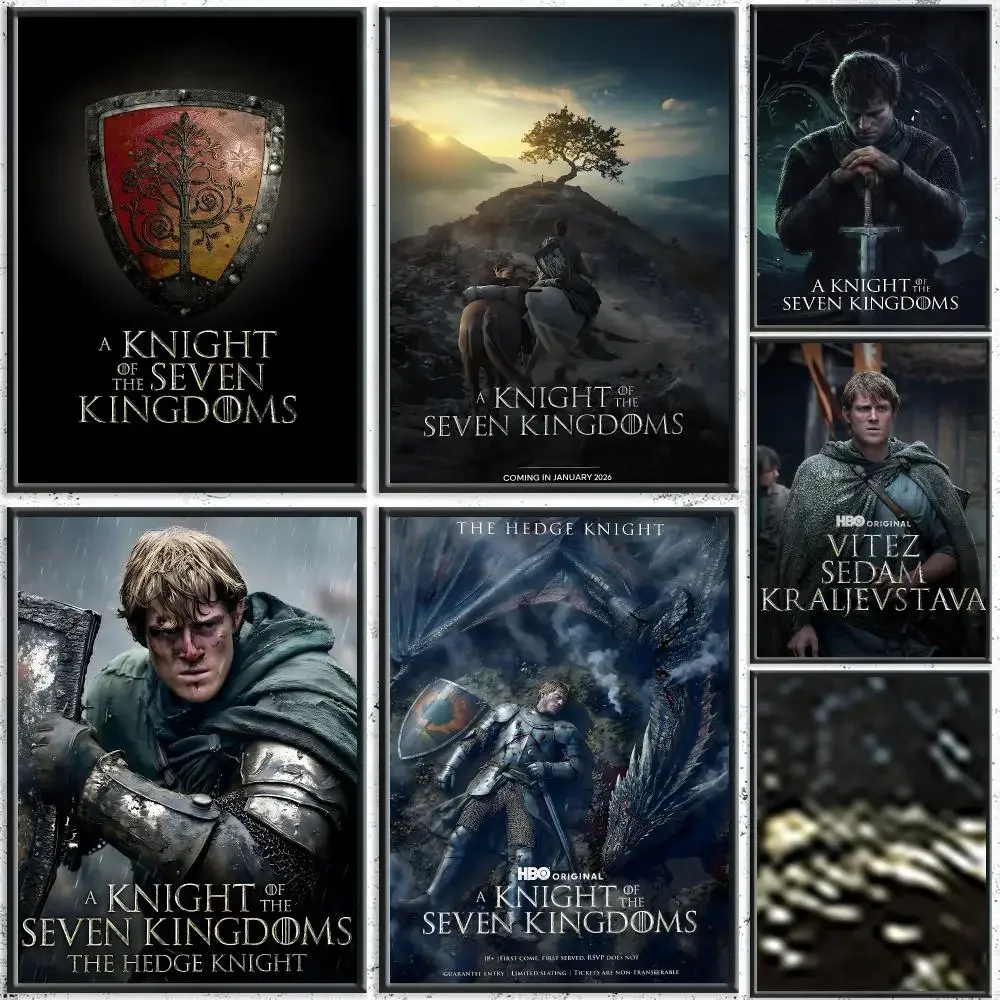 Fantasy Novel A Knight of the Seven Kingdoms Painting Calligraphy HD Canvas Poster Crease Free Waterproof All Space Wall Decor