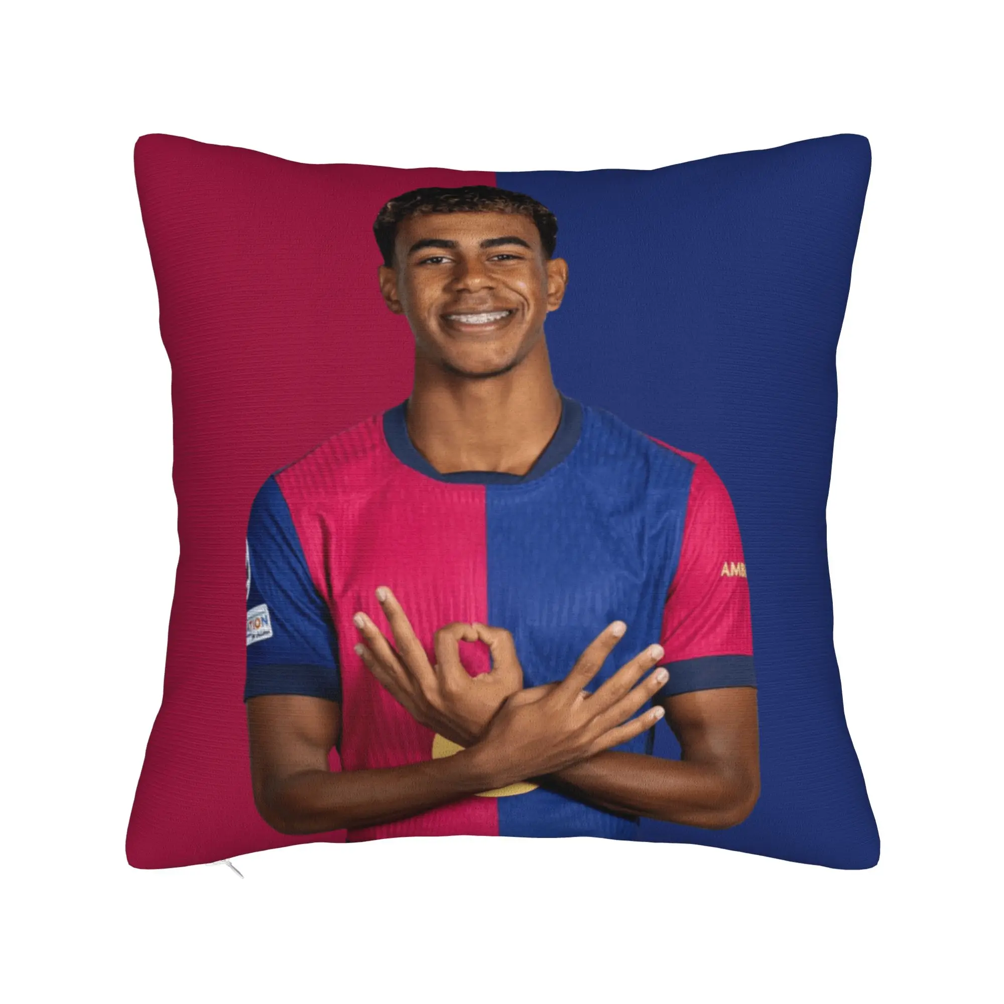 Lamine Y-Yamal Football Soccer Pillowcase Double-sided Printing Cushion Cover Decor  Throw Pillow Case Cover Home Square