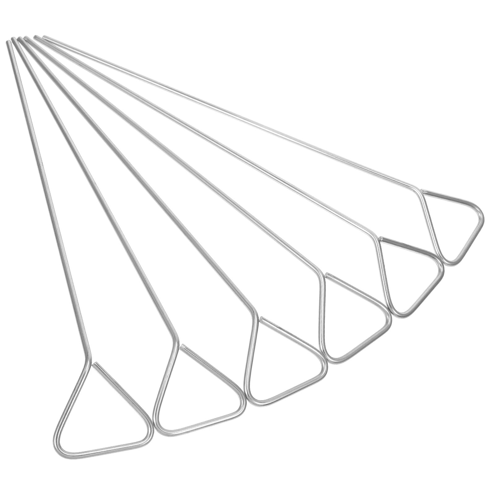 

6pcs Coating Rod Stainless Steel Laboratory Tools Spreading Plate Cell Culture Scraper Triangle Petri Dish Spreaders Lab