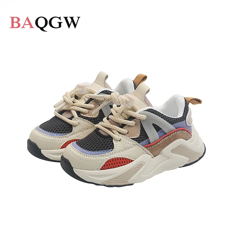 

Children's Fashion Sports Shoes Mesh Breathable Kids Boy Girl Running Shoes Toddler Sneakers Stretch Anti-slippery Autumn Summer