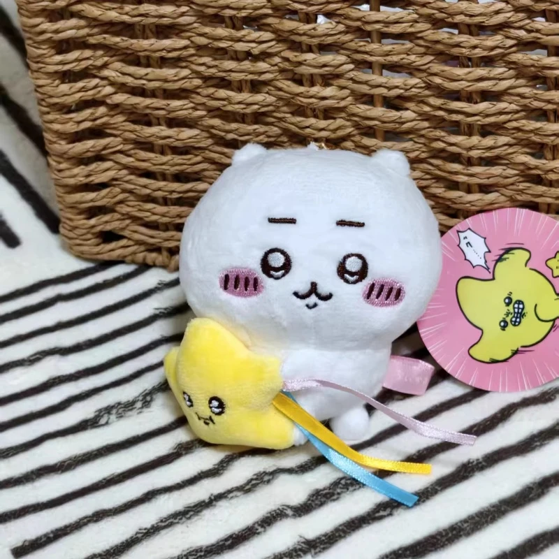 Chiikawa Usagi Kawaii Anime Cartoon Stars Make A Wish Shooting Star Hanging Ornaments Plush Beautiful Exquisite Boys Girls Gift