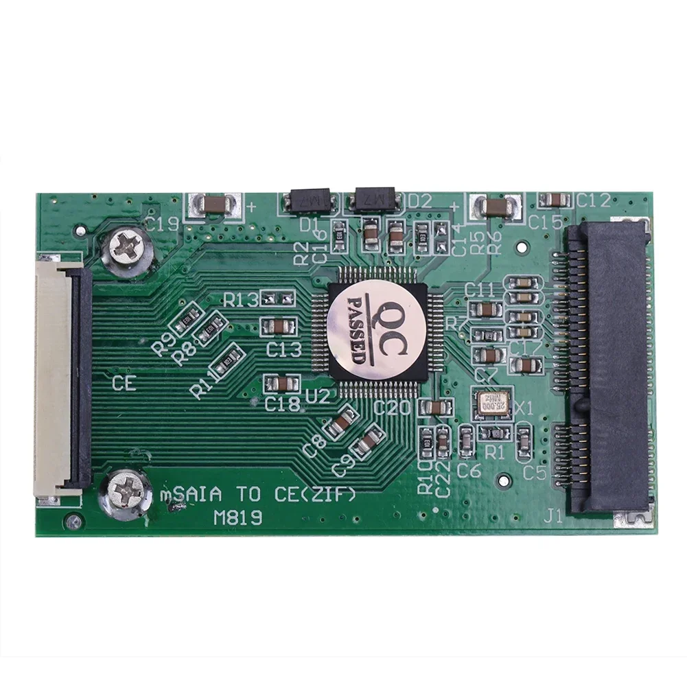 MSATA PCIE SSD إلى 40pin 1.8 بوصة ZIF CE Mini SATA محول بطاقة ل IPOD IPAD لتوشيبا لشركة هيتاشي ZIF CE HDD القرص الصلب