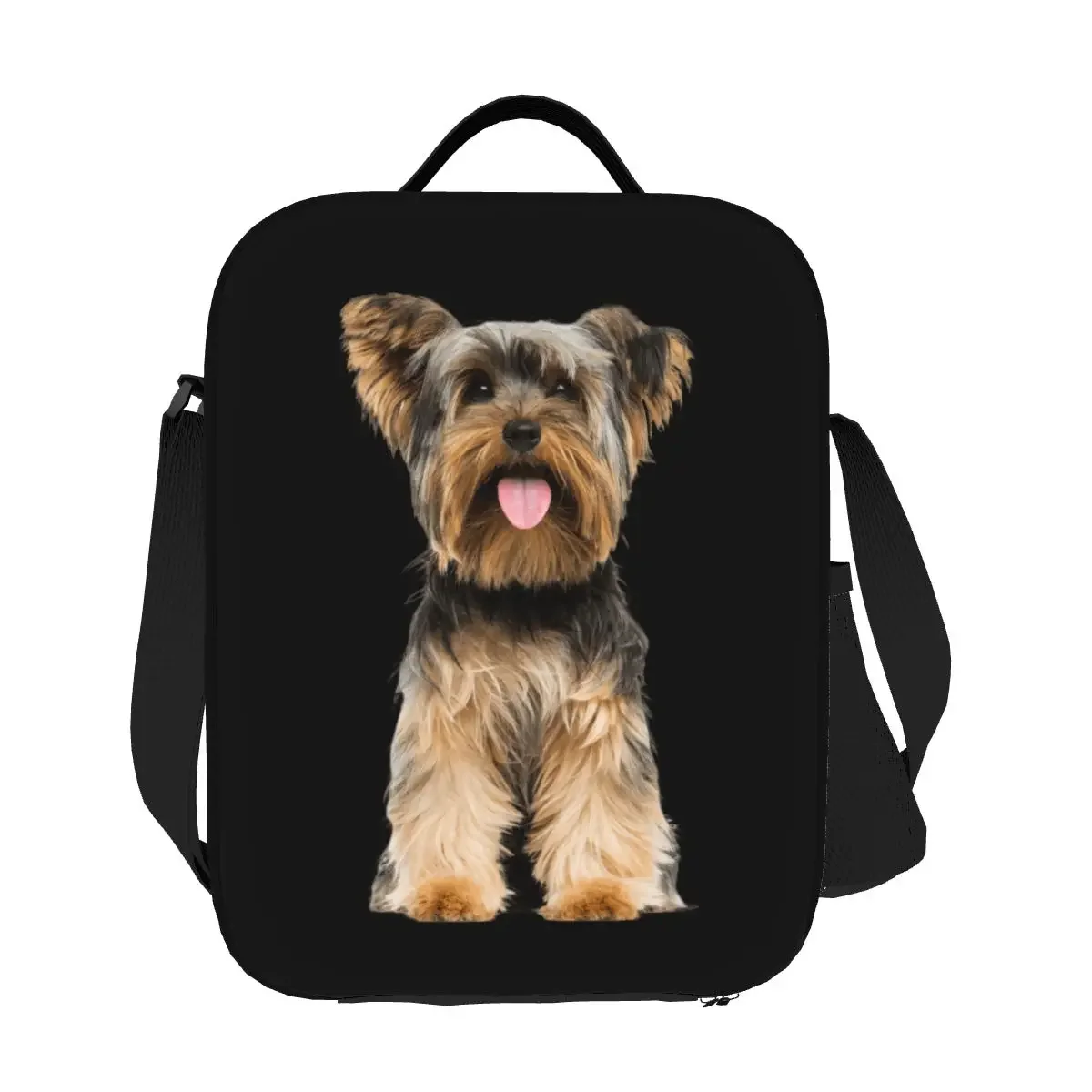 Custom Yorkshire Terrier Lunch Bag Men Women Warm Cooler Insulated Lunch Box for Adult Office