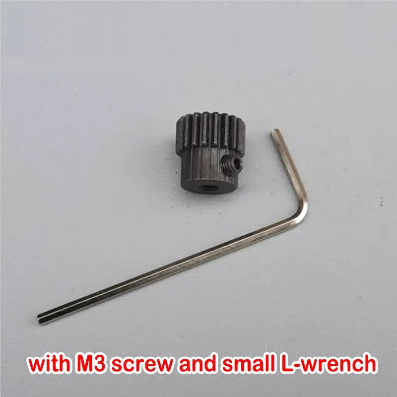 0.5 Modulus 3.175mm 20T Alloy Steel 3mm 4mm 5mm Apearture 20 Teeth Motor Gear Metal Gear for DC Spindle Motor Shaft 775 Motors