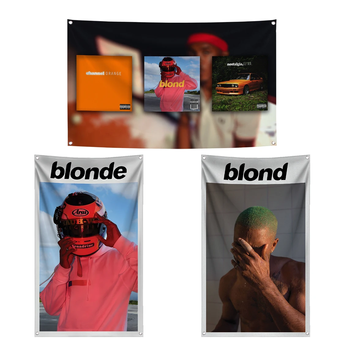 90x150cm Blond Channel ORANGEs Nostalgia, Ultra Moonlight Soul Meme Flag A Car In The Jungle Meme Music Tapestry Poster Banner
