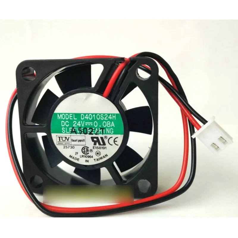 

M New for AVC D4010S24H 4010 4cm DC 24V 0.08A 2 Pin cooling fan#QW