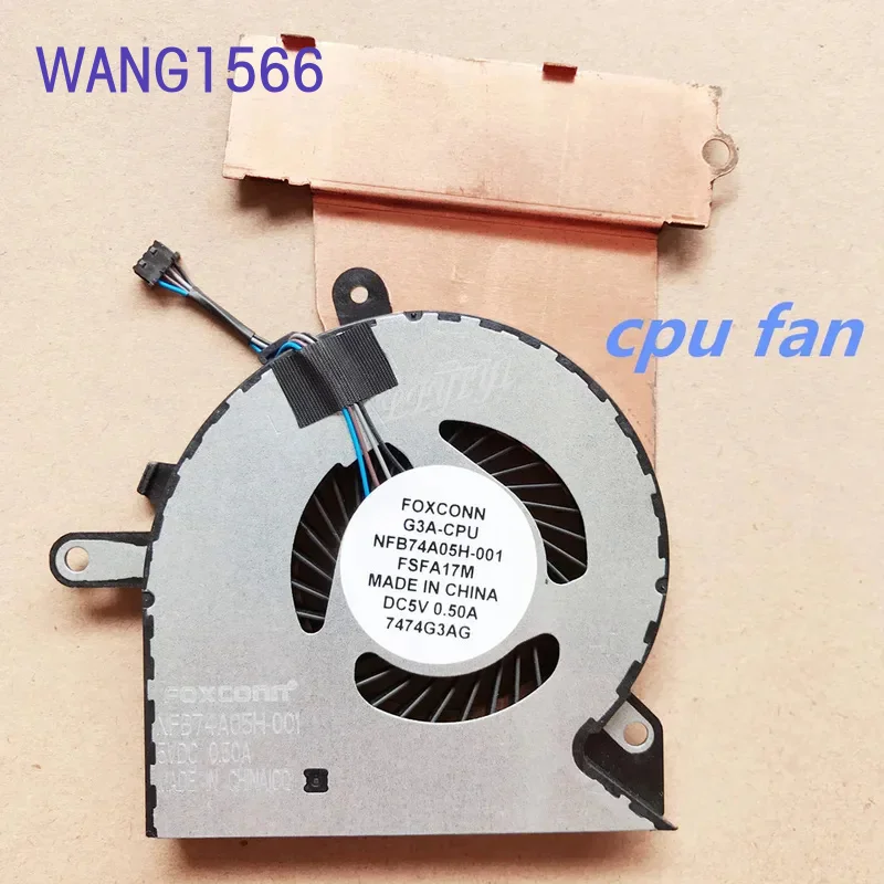 ZJ Nuovo originale ventola di raffreddamento GPU per laptop per HP Omen 15-ce TPN-Q194 CPU ventola di raffreddamento accessorio di ricambio per computer portatile