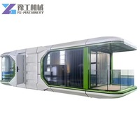 YG Prefabricated 20ft 40ft Luxury Villa Prefab House Shed Modular Pod Living Apple Cabin