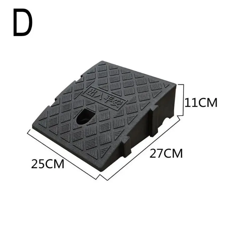 Tragbare Auto-Radrampen, 7/11/13 cm Höhe, robustes, rutschfestes Schwellenrampen-Set, Auffahrt, Radhalter für Auto, LKW, Anhänger, Fahrrad – Detail 7