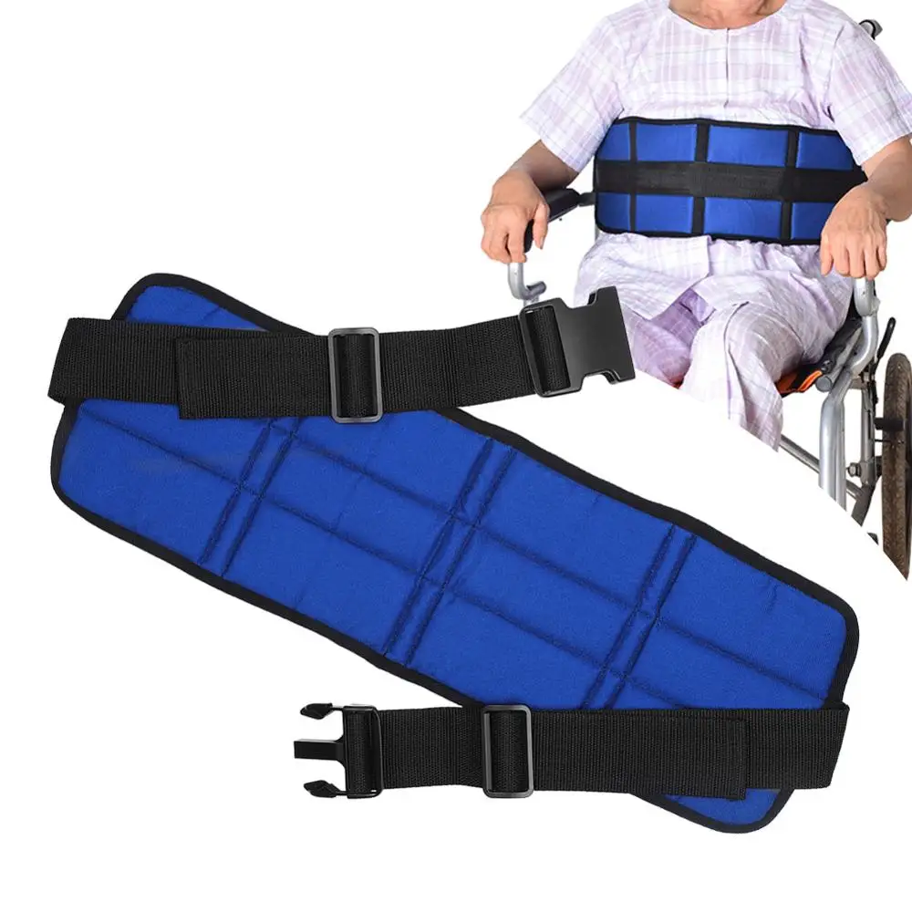 

Medical Adjustable Breathable Safe Wheelchair Seat Belt Cushion Restraint Harness Straps Therapy Fixing Belt for Elderly Patient