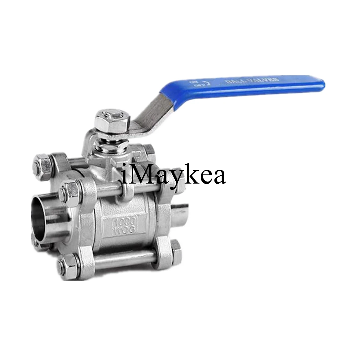 1-1/4" Straight Welding OD 32MM Sanitary Ball Valve Stainless Steel 316 Two Way Three Pieces Water Oil