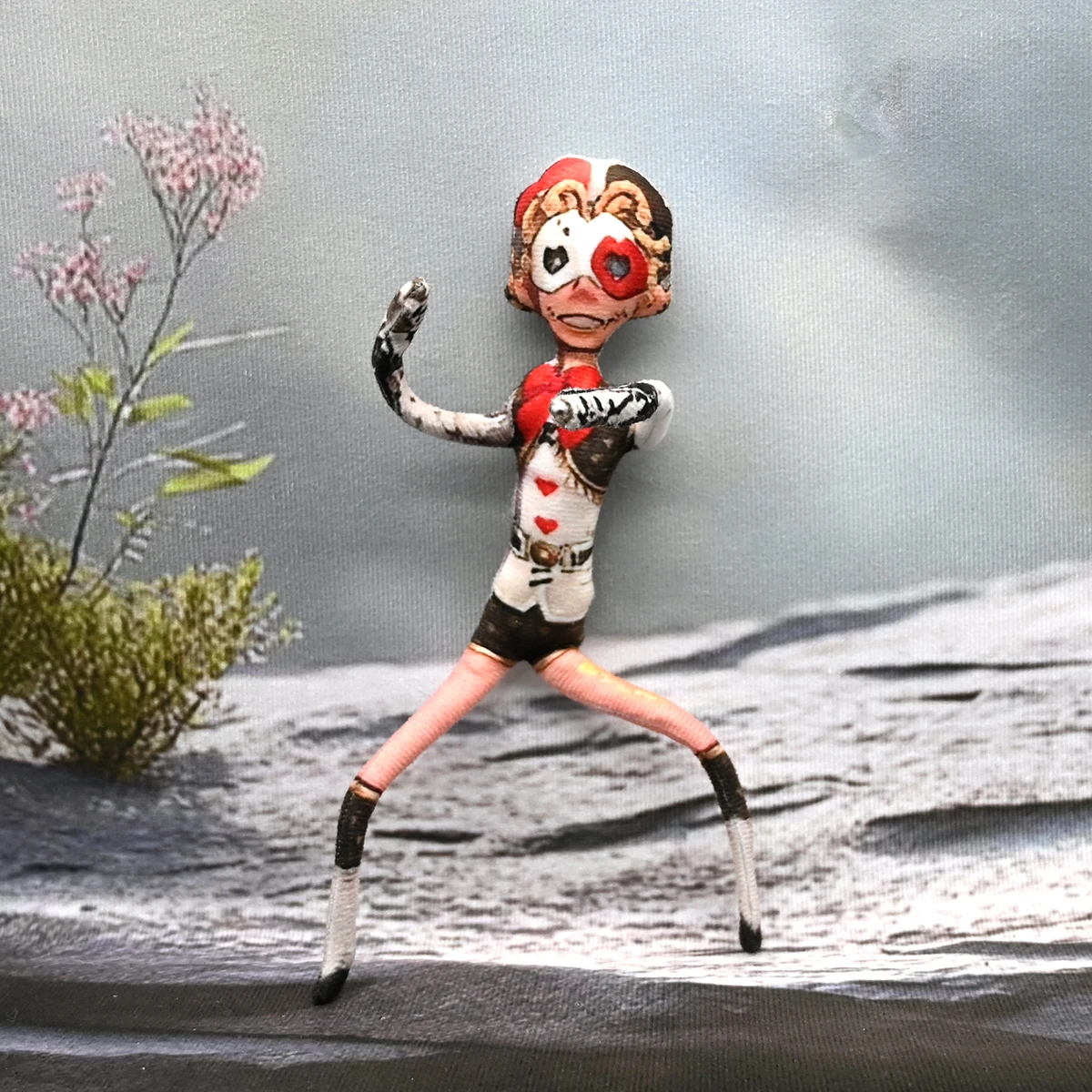 15/28cm juego Identity V muñeco de peluche Anime Mike Morton Acrobat figura suave juguete de peluche Cosplay para regalo