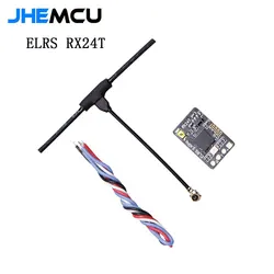 JHEMCU ExpressLRS RX24T 2.4G ELRS Radio Nano Long Range Receiver for FPV Racing Freestyle Drones DIY Parts LR4 LR5