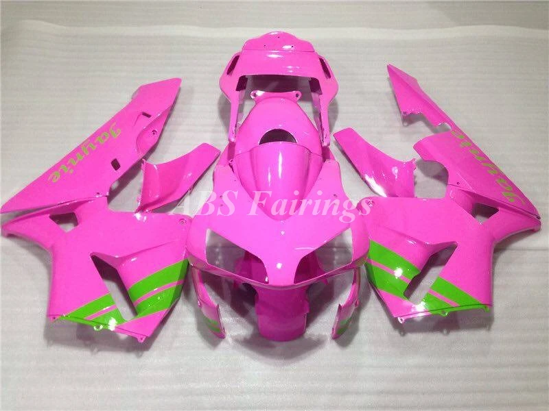 4Gifts New ABS Whole Motorcycle Fairings Kit Fit For HONDA CBR600RR F5 2003 2004 03 04 Bodywork Set Custom Pink Green Shiny