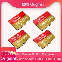 Original microSDXC UHS-I Memory Card Extreme 64GB 128GB 256GB 512G 1TB Trans Flash Cards V30 A2 U3 4K A1 32GB UHD Video Micro SD