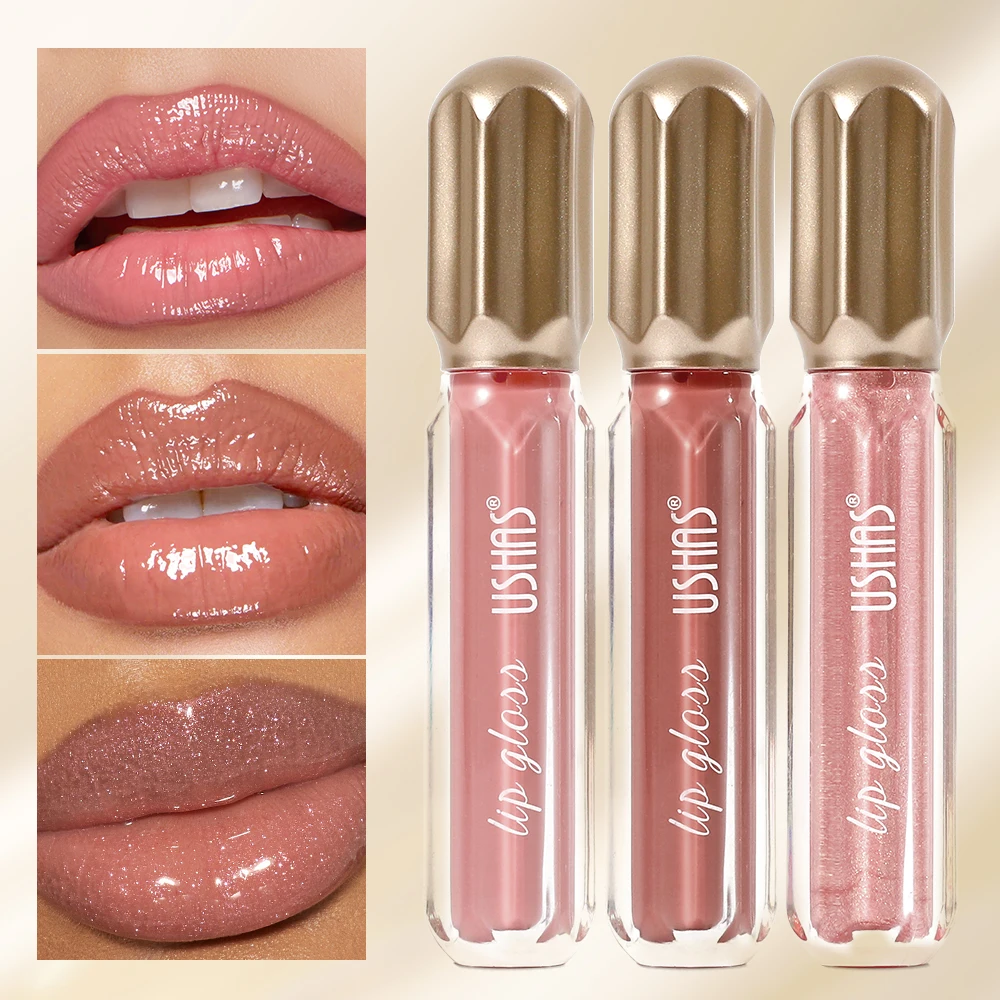 Lip Gloss Plumping - USHAS Glossy Lip Gloss 6 Teintes