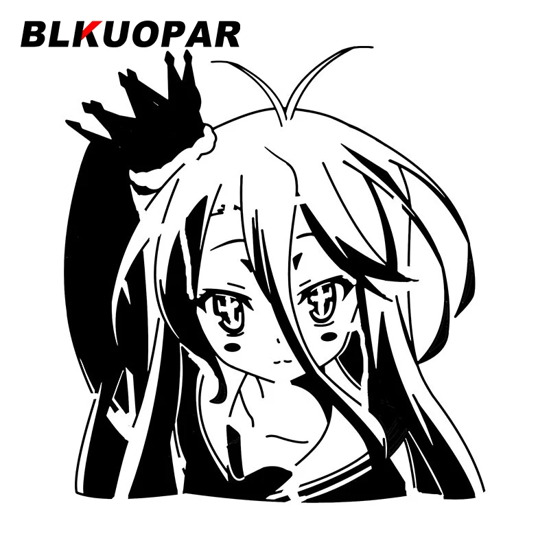 

BLKUOPAR Cute Loli Anime Car Stickers Car Accessories Personality Decal Occlusion Scratch Vinyl Creative Trunk Decor